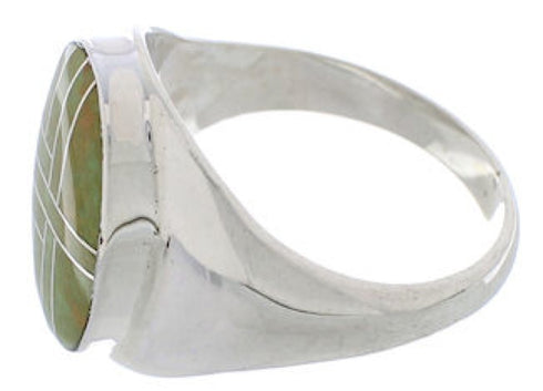 Sterling Silver Turquoise Southwest Ring Size 9-1/2 YX87393