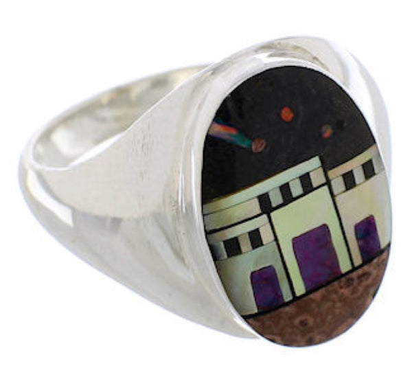 Authentic Villiage Design Multicolor Ring Size 11-1/4 WX42349