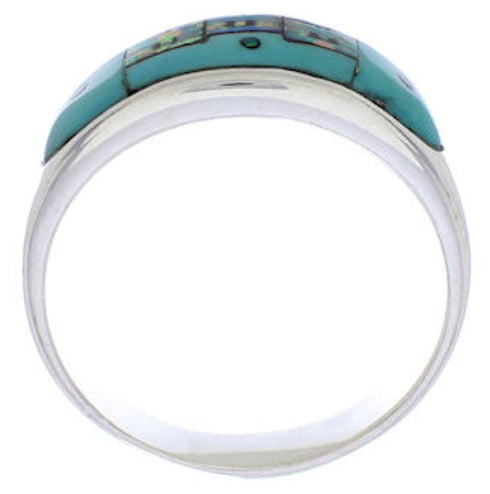 Native American Design Multicolor Southwest Ring Size 12-1/4 TX42016