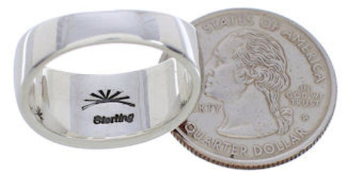 Native American Pueblo Design Multicolor Ring Size 11-1/4 TX42073