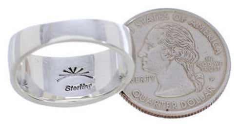 Black Jade Opal Native American Pueblo Design Ring Size 12-1/2 TX42096