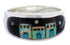 Native American Design Silver Multicolor Ring Size 12-1/4 TX42100