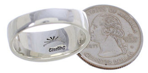 Native American Design Silver Multicolor Ring Size 9-1/2 TX42104
