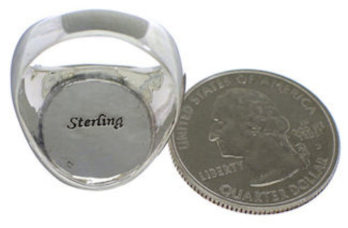 Native American Design Silver Multicolor Ring Size 10-1/2 TX42199