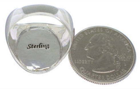 Southwest Native American Design Multicolor Ring Size 11-1/4 TX42223