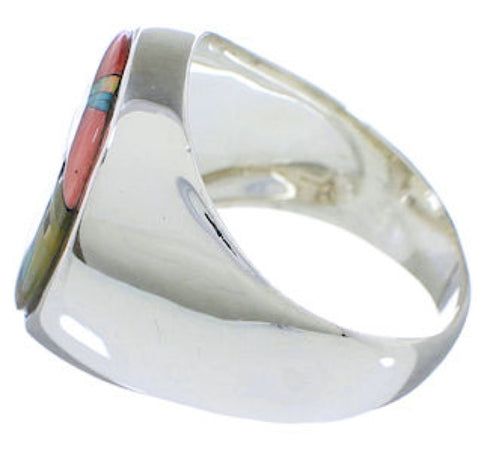 Native American Design Southwest Multicolor Ring Size 9-1/2 TX42245