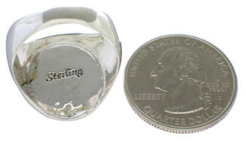 Native American Design Southwest Multicolor Ring Size 9-1/2 TX42245