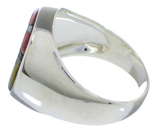 Native American Design Southwest Multicolor Ring Size 10-1/2 TX42251