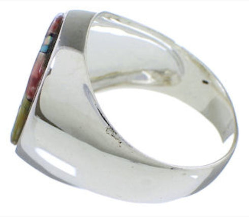 Native American Design Southwest Multicolor Ring Size 12-1/4 TX42254