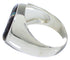 Native American Pueblo Multicolor Silver Ring Size 12-1/4 TX42289