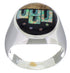 Native American Pueblo Multicolor Silver Ring Size 12-1/4 TX42290