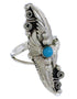Turquoise Sterling Silver Southwest Jewelry Ring Size 4-3/4 TX42473