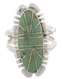 Southwest Sterling Silver Turquoise Ring Size 5-3/4 TX28525