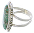 Genuine Sterling Silver Turquoise Jewelry Ring Size 4-3/4 TX28541