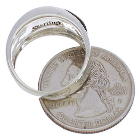 Sterling Silver Multicolor Southwest Ring Size 6-3/4 EX50841