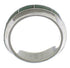 Southwest Sterling Silver Turquoise Inlay Ring Size 6 TX40079