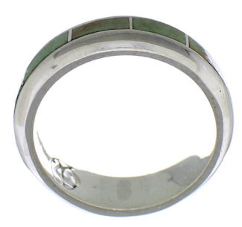 Turquoise Jewelry Silver Southwest Ring Size 4-3/4 TX40104