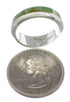 Turquoise Jewelry Silver Southwest Ring Size 4-3/4 TX40104