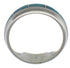Turquoise Inlay And Sterling Silver Southwest Ring Size 4-3/4 TX40108