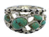 Sterling Silver Turquoise Jewelry Ring Size 8-3/4 TX40181