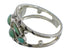 Sterling Silver Turquoise Jewelry Ring Size 8-3/4 TX40181