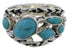 Turquoise Authentic Sterling Silver Southwest Ring Size 6-1/2 TX40187