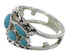 Turquoise Authentic Sterling Silver Southwest Ring Size 6-1/2 TX40187