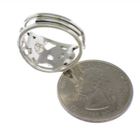 Turquoise Authentic Sterling Silver Southwest Ring Size 6-1/2 TX40187