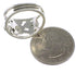 Southwestern Turquoise Sterling Silver Ring Size 8-3/4 TX40197