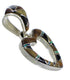 Multicolor Inlay Heart Southwestern Silver Pendant PX28794