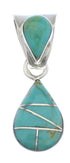 Tear Drop Jewelry Turquoise Inlay Pendant PX28859