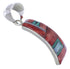 Southwest Sterling Silver Multicolor Inlay Pendant EX30630
