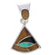 Southwest Multicolor Inlay Jewelry Pendant PX29620