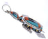Southwestern Sterling Silver Turtle Multicolor Inlay Pendant PX29457