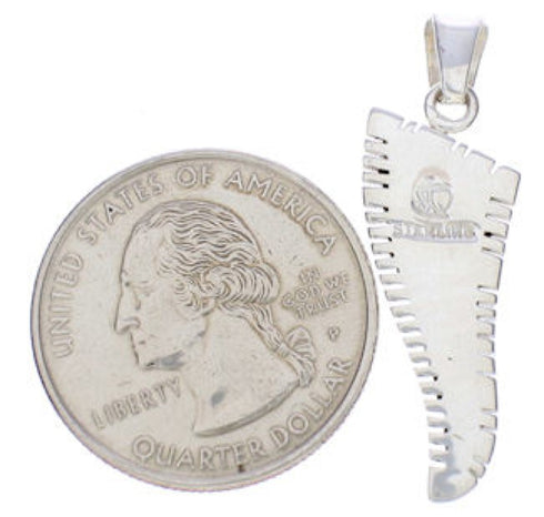 Southwestern Turquoise Sterling Silver Pendant EX29784