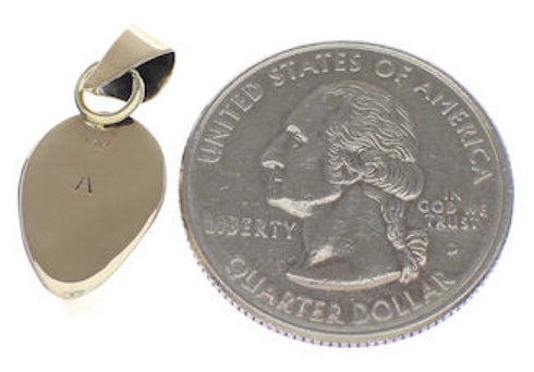 Multicolor 14 Karat Gold Native American Design Pendant PX29664