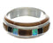 Southwestern Multicolor Inlay Ring Size 5-1/4 EX41770
