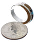 Southwest Multicolor Silver Ring Size 6-1/2 EX41767