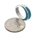 Southwest Sterling Silver Turquoise Ring Size 7-3/4 EX41882