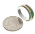 Turquoise Genuine Sterling Silver Ring Size 8-1/4 EX41892
