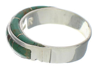 Turquoise Inlay Southwest Ring Size 4-3/4 EX41941