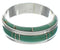 Genuine Sterling Silver Turquoise Ring Size 7-1/4 EX41943