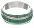 Genuine Sterling Silver Turquoise Ring Size 7-1/4 EX41943