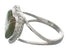 Sterling Silver Turquoise Inlay Heart Ring Size 6-1/2 EX42051