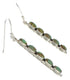 Genuine Sterling Silver And Turquoise Earrings PX24486