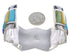 Southwest Multicolor Inlay Sterling Silver Cuff Bracelet FX27894