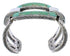 Southwest Sterling Silver Turquoise Inlay Cuff Bracelet FX27163