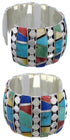Multicolor Jewelry Southwest Sterling Silver Cuff Bracelet FX27178