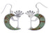 Silver Jewelry Kokopelli Turquoise Hook Dangle Earrings PX32342