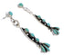 Genuine Sterling Silver Jewelry Turquoise Earrings PX32573